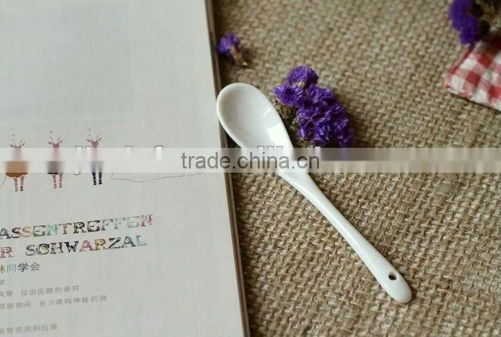 cute coffee spoon, christmas ceramic spoon, ceramic tea spoon