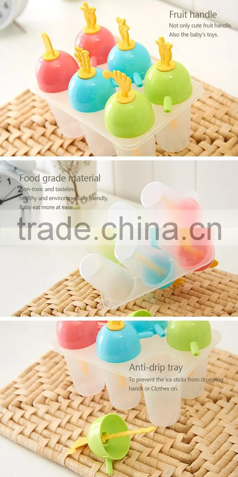 High quality plastic ice cream sticker mold PP ice mould machine
