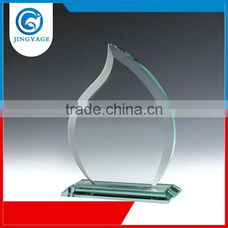 Jingyage Welcome OEM ODM best selling blank crystal trophy plaque souvenir