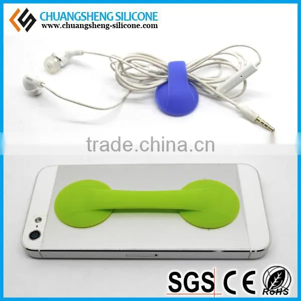 Simple fashion round shape vacuum silicone sucker for phone holder