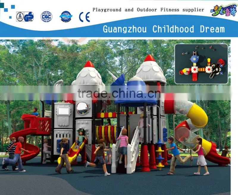 (HD-301 ) Amusement Park Equipment School Recreation Equipment School Playground Outer Space plastic outdoor combined slide