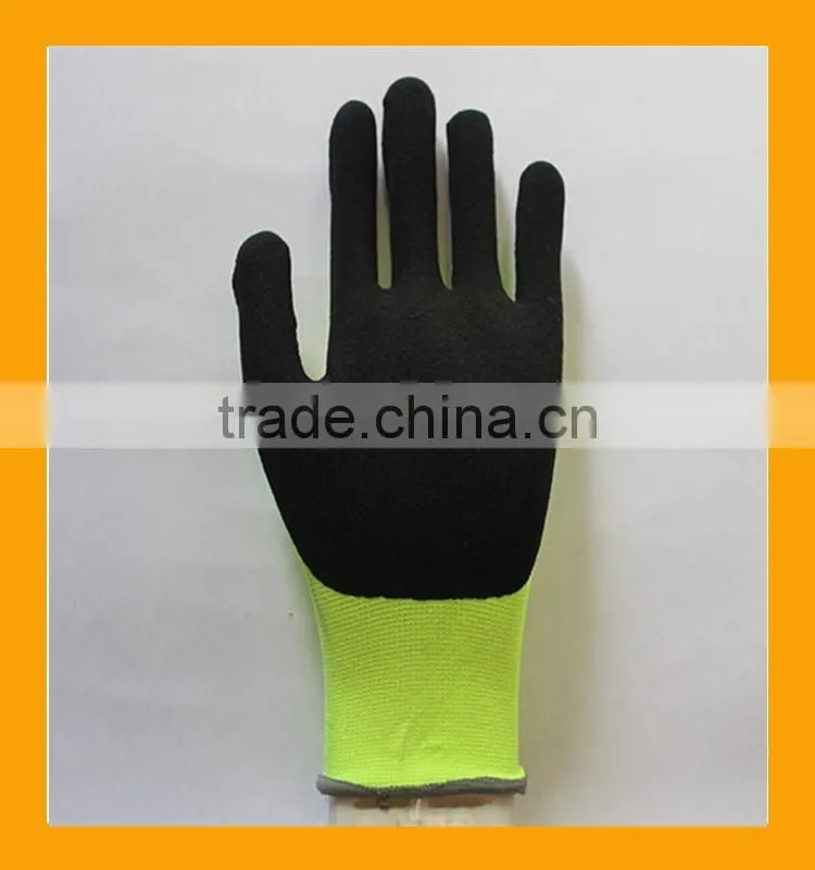 Cheap Sandy Nitrile Palm Oil-resistant Working Gloves