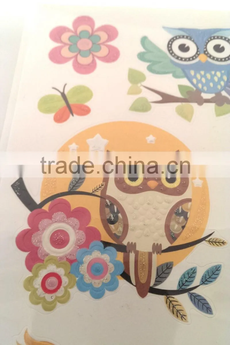 Antique Clock Style Sticker, Hot Sale 3D Decoupage Stickers, Craft Gift Sticker for Decoration