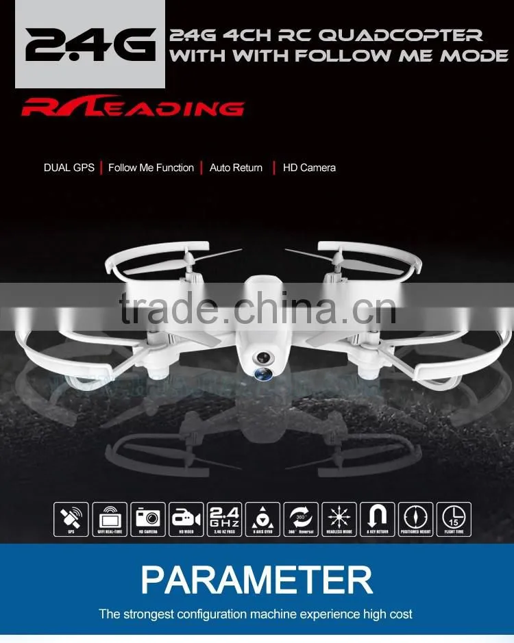 2.4G Double GPS Follow Me 4CH Cool DRONE