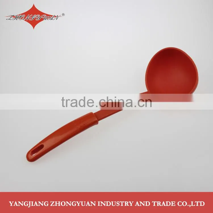 Hot sale unique factory price nylon rice ladle kitchen utensil with long plastic handle
