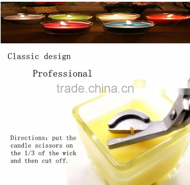 Vison industrial 2016wick trimmer candle scissors made in china candle tools