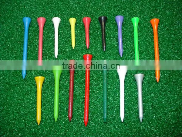 Printing logo on golf tee wooden golf tee plastic golf tee
