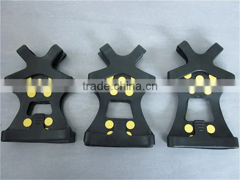Fashion professional convenient ice spikes Anti-slip silicone rubber crampons