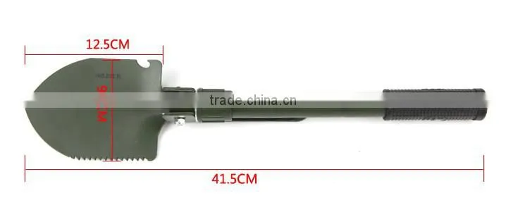 Multi-fonction Folding Military Shovel With Compass