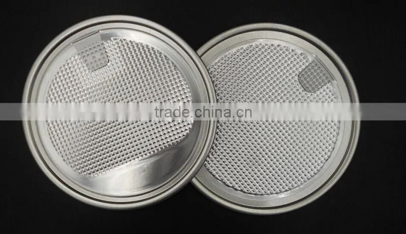 aluminum foil peel off lid, aluminum foil easy open end
