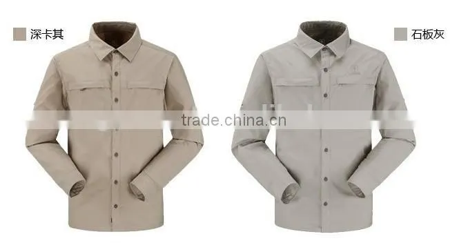 2017 high quality Summer Long Sleeve Shirt Quick Dry Men UV Protection Outdoor FISHING Shirt
