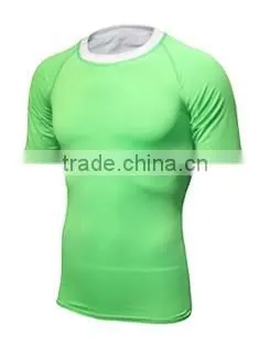 Men's Cool Dry sport wear Compression Reversible Baselayer Short Sleeves Baselayer T Shirts