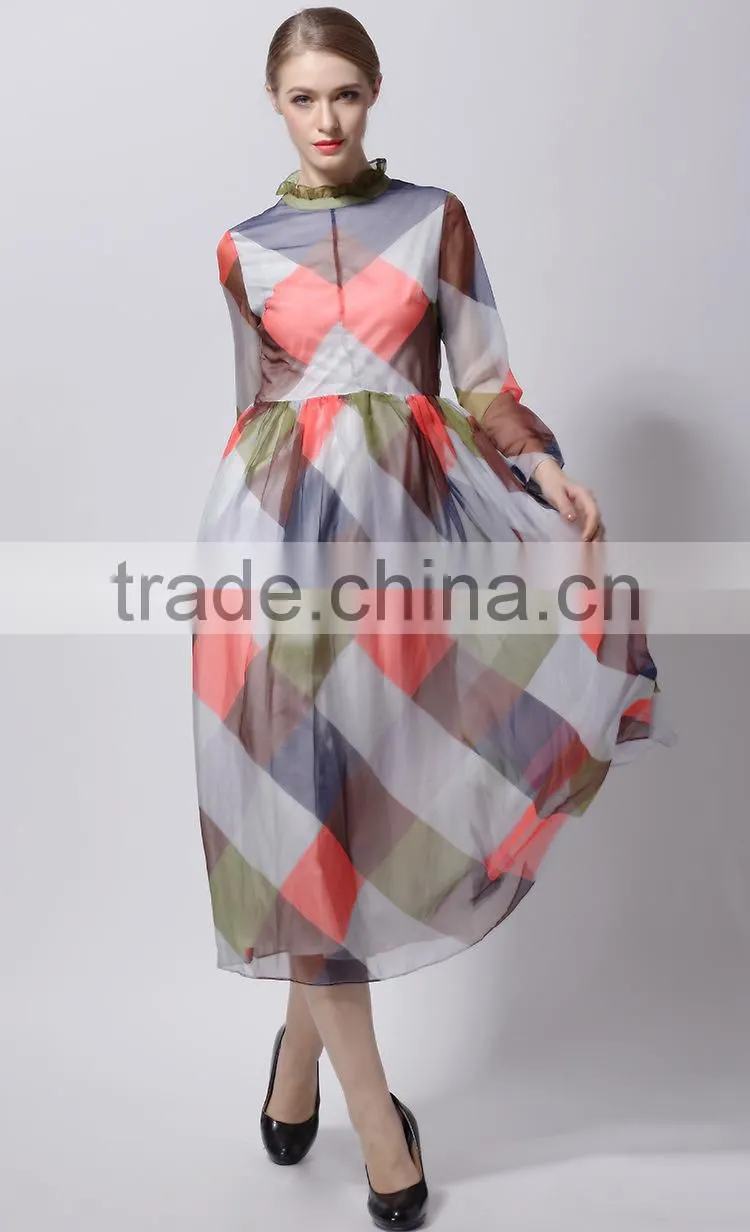 2015 Fashion import clothes girls' dress