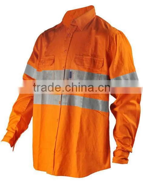 100% cotton mosquito repellent mining shirt for safety