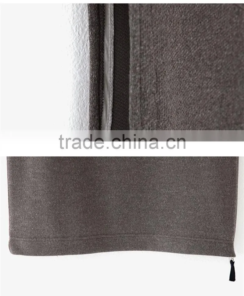 2016 men's french terry vest autumn winter tank top for gentlemen thick vest for wiinter