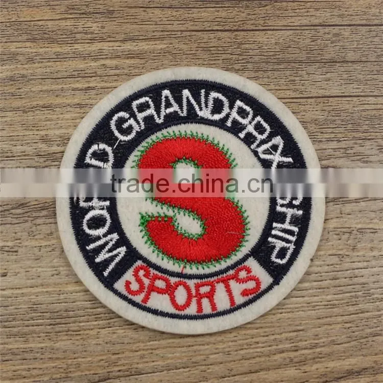 factory price cute food embroiderry patch for cap and garment
