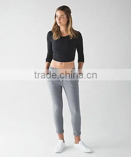 Crop Top Women Wholesale China Custom T shirt Printing OEM T-shirt Printer Yoga Tank Top