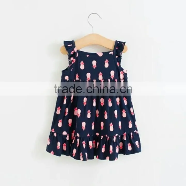 Style 2016 Girl New Pattern Vest Dress Girls Designer Dresses causal