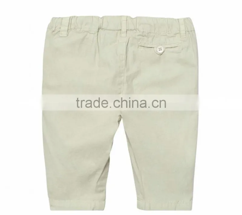 Boy Brushed Grey Melange boys wear cotton pants tight sport pants