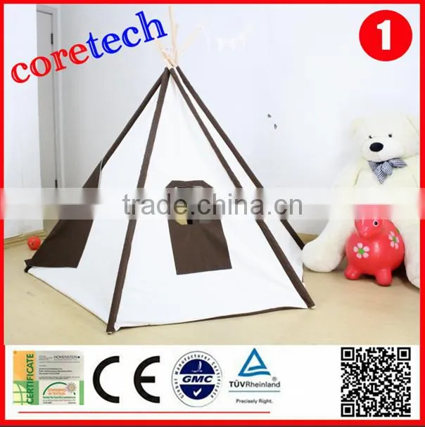 Hot sale Durable comfortable kids play tent house, teepee tent