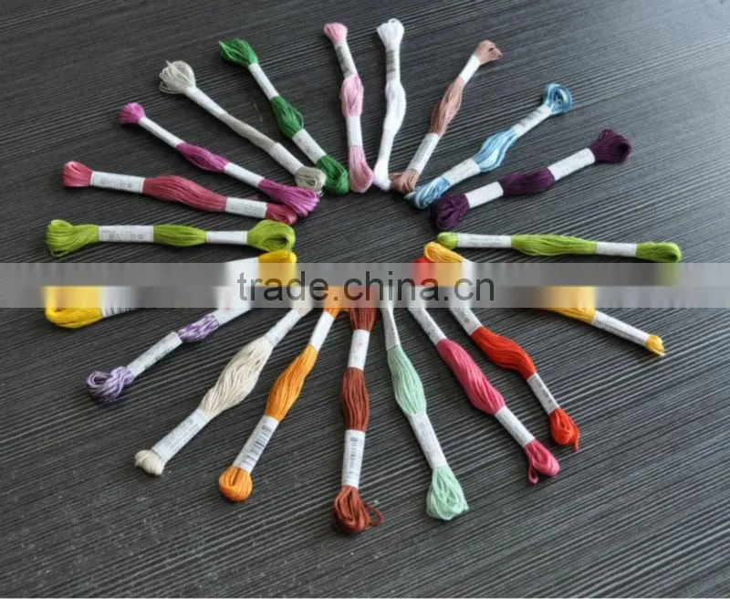 Floss Cotton Embroidery Thread High Quality 100% Egyptian Cotton DMC Color
