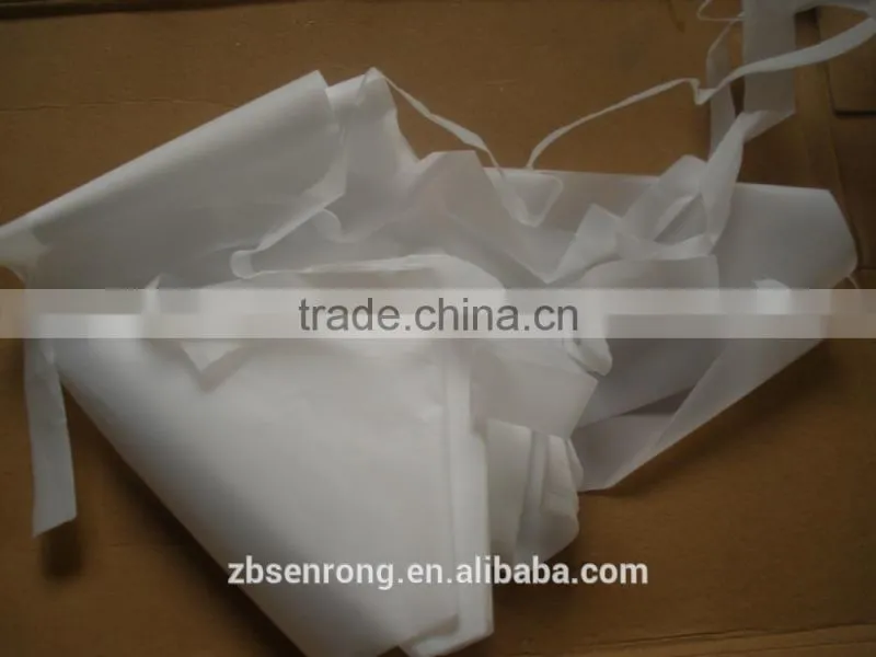 white PTFE scraps