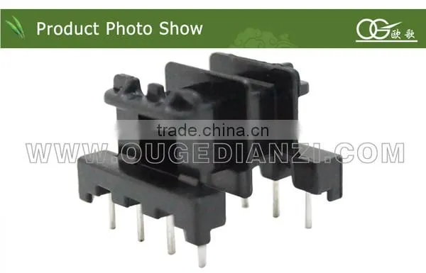 EF20 pin4:4 horizontal bobbin 220v 12v transformer 800kva bobbin