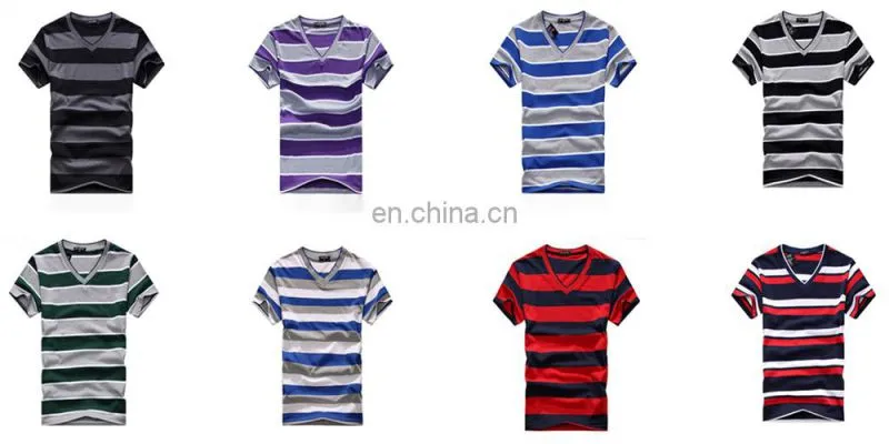 Unique Mens Long sleeve T shirt Mens Striped T shirt