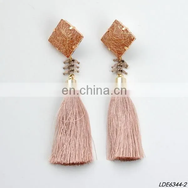 Fringe drops String Thread Tassel Earrings