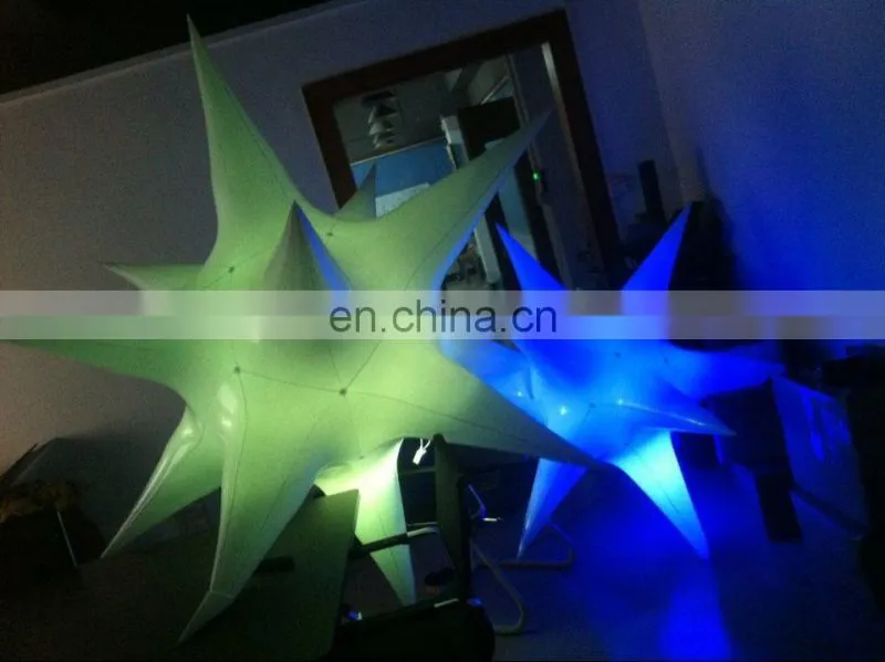 custom giant inflatable party lighting star, event night club decoration inflatables for sale