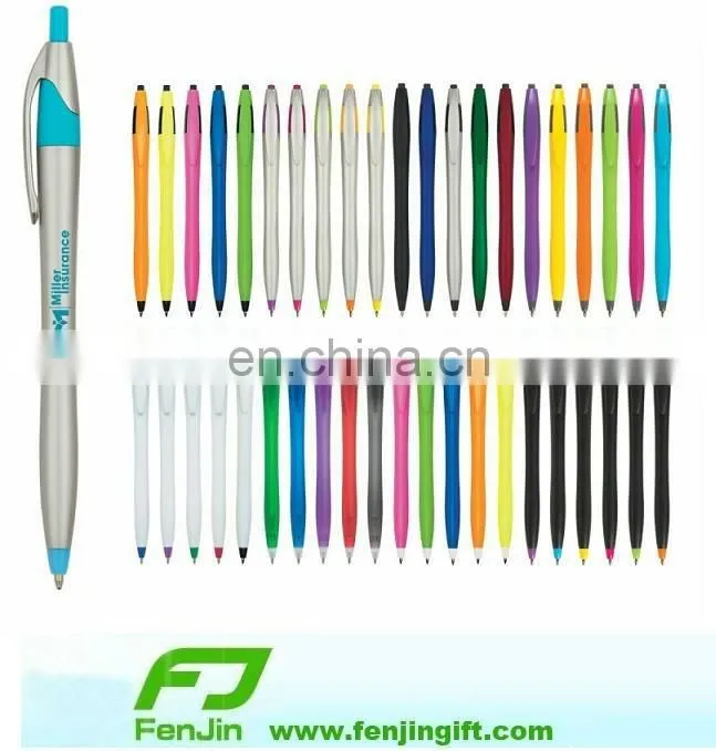 factory direct custom logo plastic pen