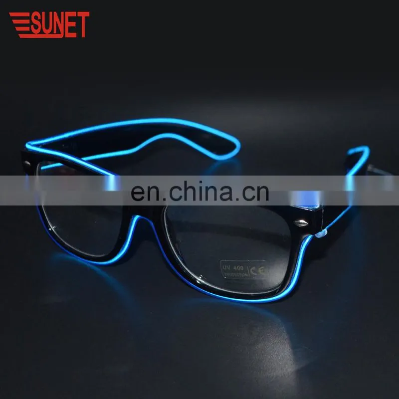 Halloween Christmas Party Decoration Sound Activated Led Glasses