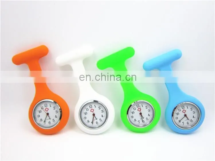 Promotional Merchandise Silicone Rubber Brooch Nurse Watch