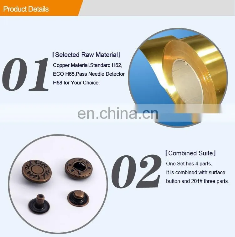 Customized Metal Press Snap Button with Logo Engraved BM10152