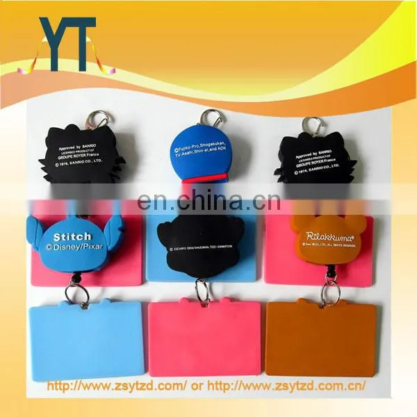 Hot sell retractable badge reel/cute badge reel