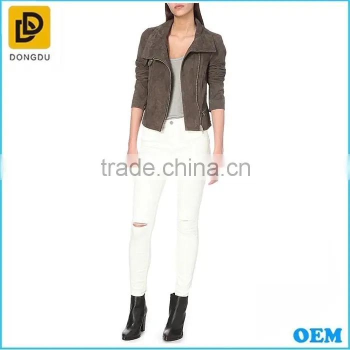 New fashion suede girls biker jackets wholesale