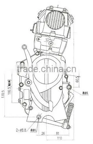 LF1P52FMI-K Engine/125CC Motorcycle Engine