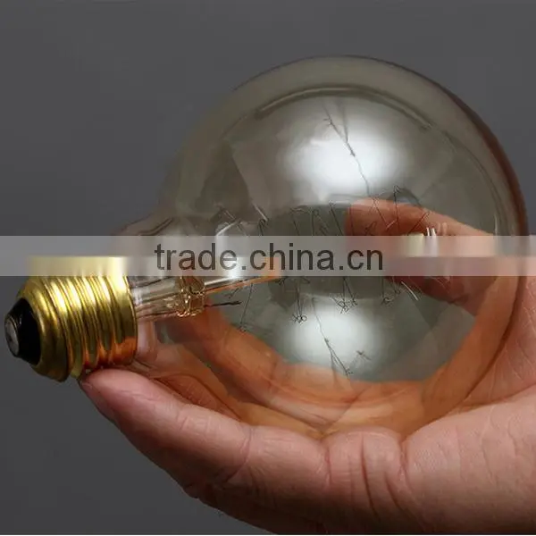 E27 Screw Vintage Filament Globe Light Bulb G95 Edison Bulb