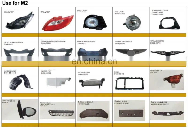 Lamp for Mazda 2 Sedan Auto Spare Parts Hatchback Body Parts