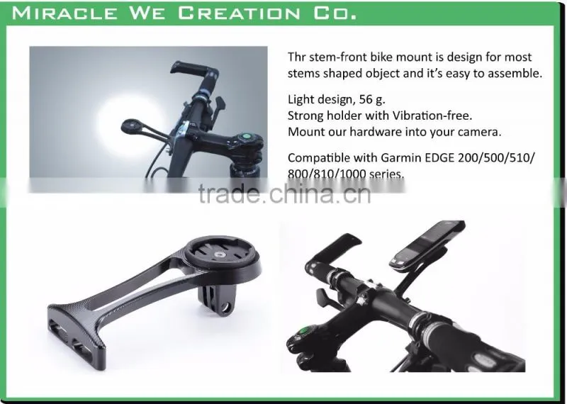 Great CNC Shape Bike Transport Accessories For Garmin Edge 1000