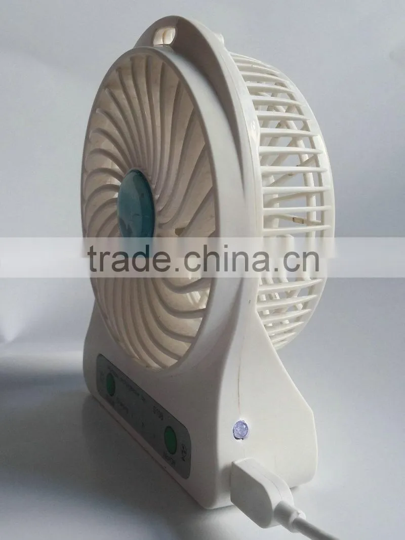 5v new design usb mini desk rechargeable portable fan