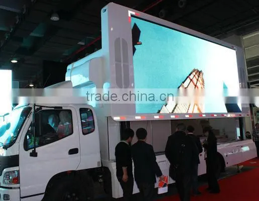 P10 outdoor advertising truck mobile led display