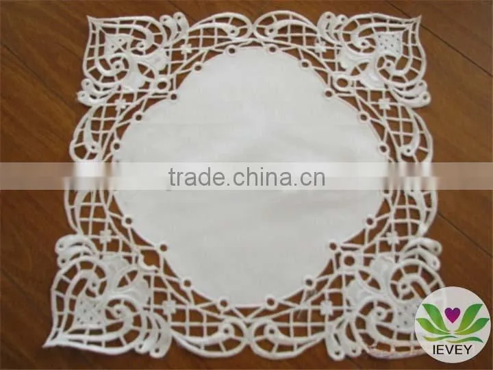best quality cotton tablecloth hand made tablecloth eyelet embroidery design tablecloth restaurant tablecloth