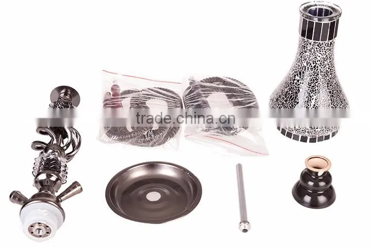 JYH04 black glass hookah accessories