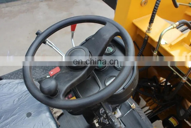 Factory Direct Joystick Strong 4 wheel drive 2 ton loading weight mining small front loader