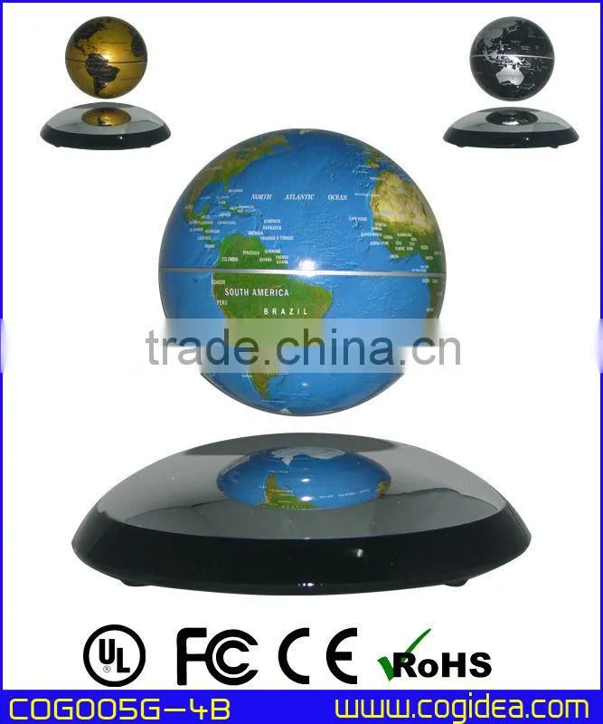 electromagnetic levitating globe for gift,home decoration nice globe dislay