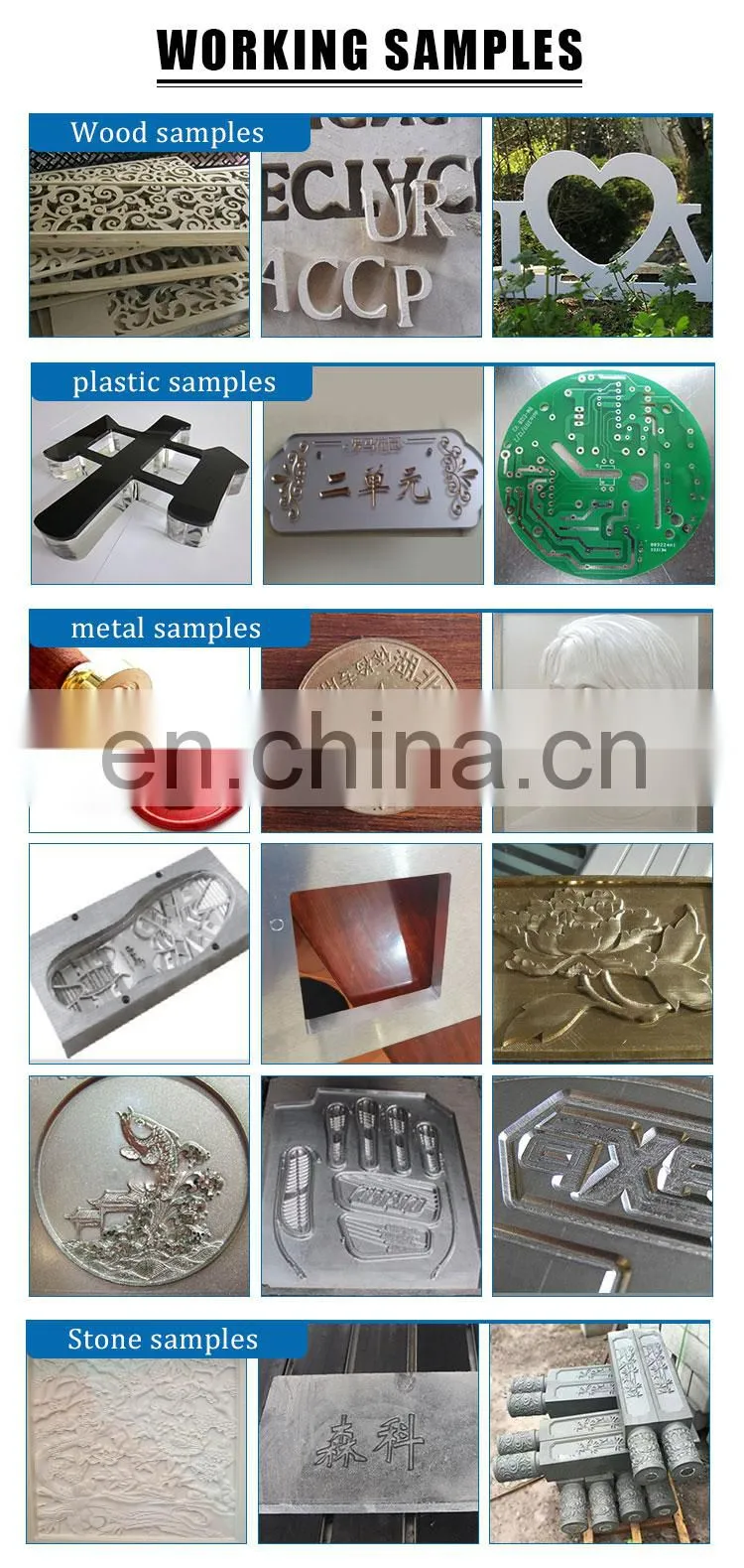 SENKE 600*600mm CNC Cutter Gold Copper Aluminum Iron Molding Machinery with Rotary Device