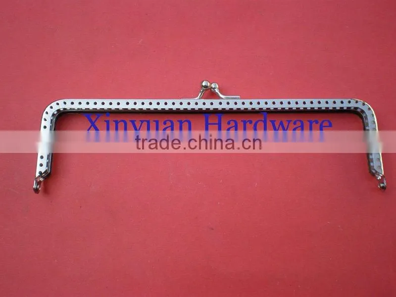 Square Metal Purse Frame With Sewing Holes