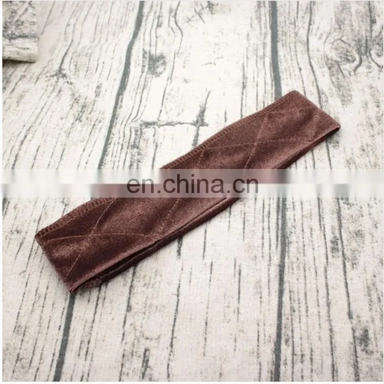 Amazon Hotsale In Stock No Slip Wig Band Velvet Wig Grip Headband