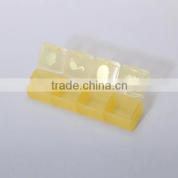 New products listed PP rectangle plastic medicine box storage containers